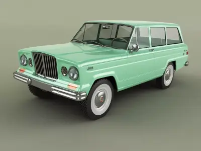 Jeep Wagoneer 2-Door 3D model