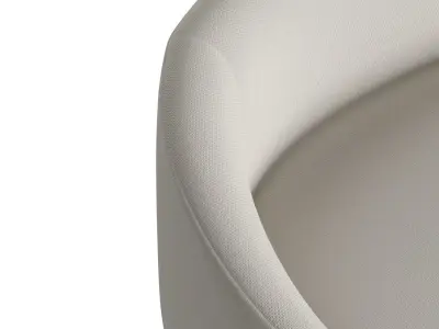 Snoflake Curved Sofa 3D model