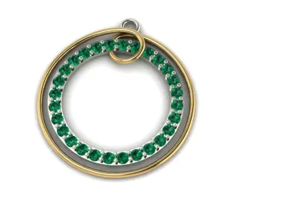 Circle Pendant  3D print model