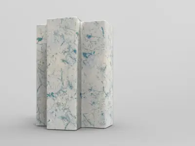 Plus Vase Low-poly 3D model
