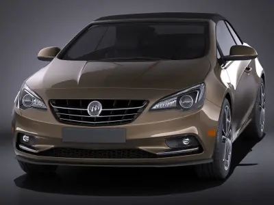 Buick Cascada 2016 VRAY 3D model