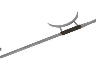 Hook Sword 3D model