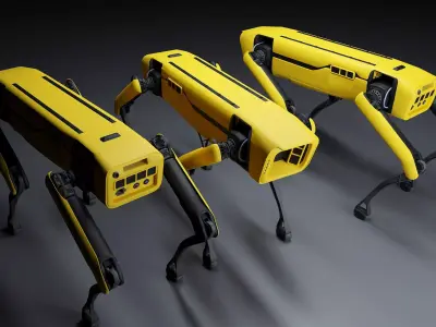 Robot Dog Free 3D model
