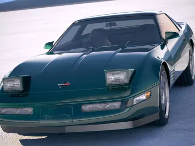Chevrolet Corvette C4 ZR1 CG 1990-1995 3D model
