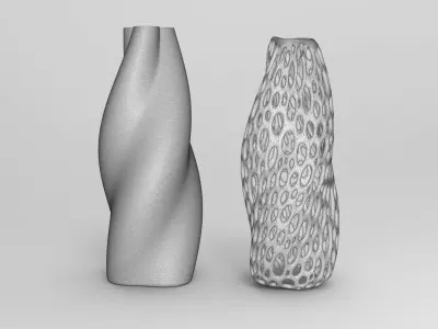 Vase Voronoi 63 3D print model