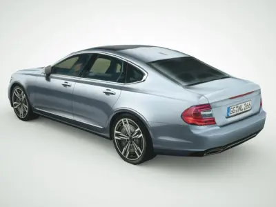 Generic Sedan v10 Low-poly 3D model