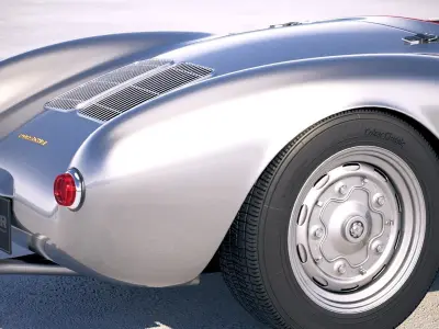 Porsche Spyder 550 1953 3D model