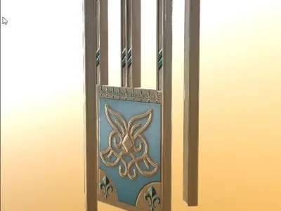 Door 06 Low-poly 3D model