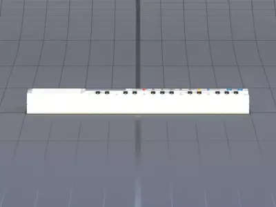 electronic organ 3D model