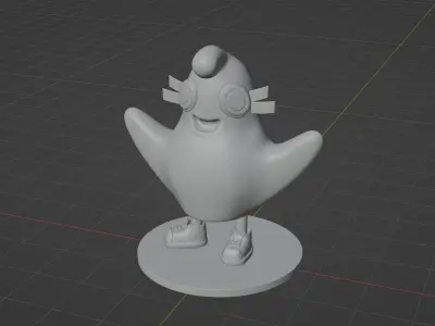 Paris olympics mascot 2024 3D model