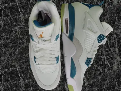 NIKE JORDAN 4 RETRO SB 3D SHOES - BLUE Low-poly 3D model