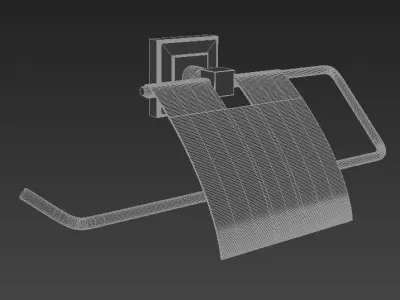 Violet Paper Towel Cover 3D model