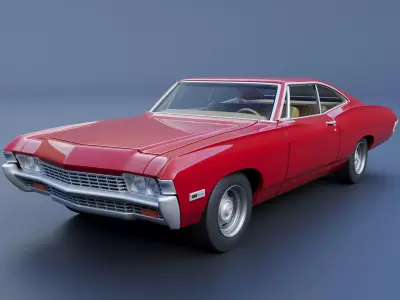 Chevrolet Impala 1968 3D print model