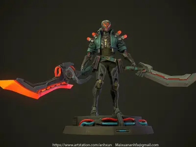 MOLA  character  Low-poly 3D model