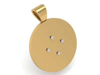 Lucky Leaf Pendant 2952 3D print model