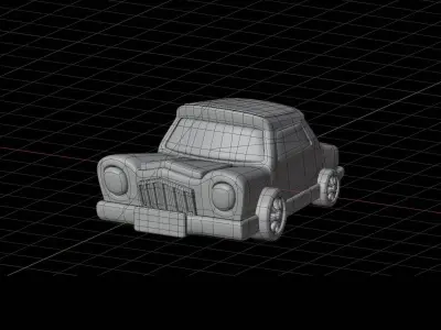 Car 3D Illustration 3D model