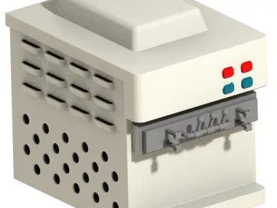 Stylish Icecream Machine 3D print model
