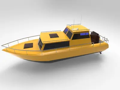 Pilot boat A 3D model