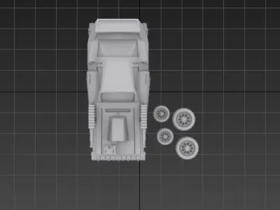 Twisted Metal 2 Roadkill 3D print model