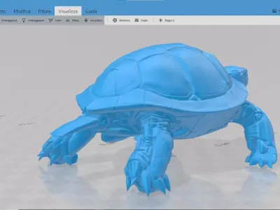 Robot Turtle STL 3D print model