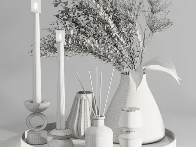 Decorative set06 3D model