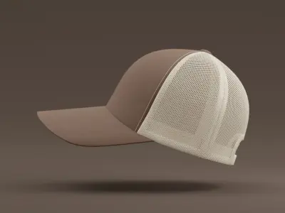 Cap - 03 Low-poly 3D model