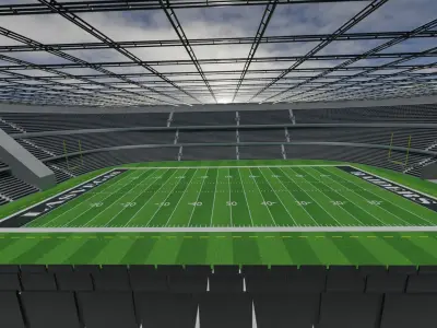 Las Vegas Raiders - American Football Stadium Low-poly 3D model