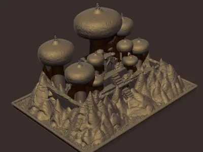 Agrabah City Free 3D model