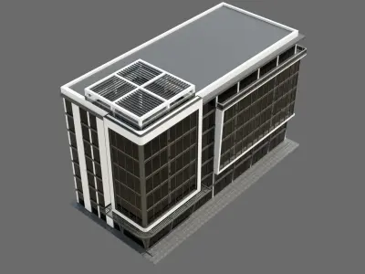 Office Building ID045 3D model