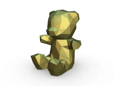 Teddy bear 3D print model