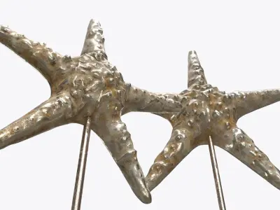 Sea star sculpture 3D model