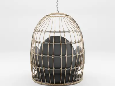 Collection of Swing Chair 3D Models - 5 Models