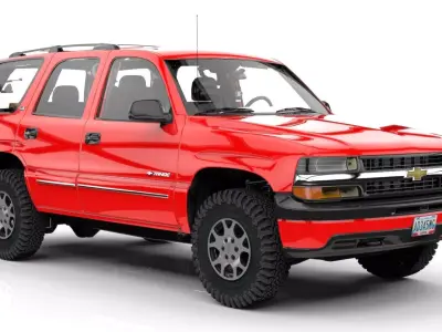 CHEVROLET TAHOE LS 2002  Low-poly 3D model