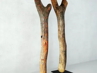 Wooden Decoration 2 3D model