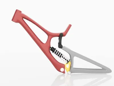 Downhill frame Specialized Santacruz v10 carbon 3D model