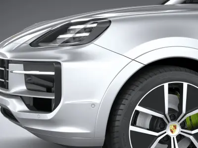 Porsche Cayenne E-Hybrid Coupe 2024 3D model