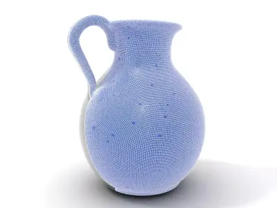 Gray Ceramic Jug model pack Low-poly 3D model