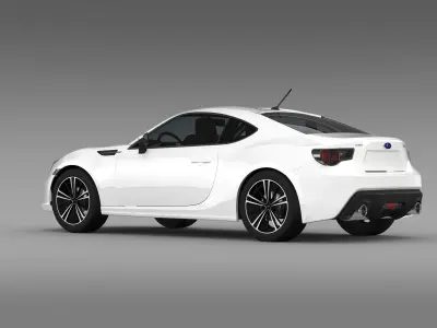Subaru BRZ ZC6 2012 3D model