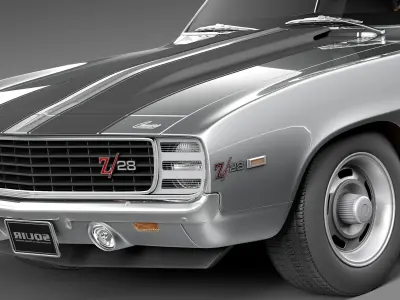 Chevrolet Camaro Z28 CG 1969 3D model