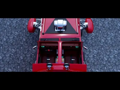 3D SUPER FLYING CAR 3D model