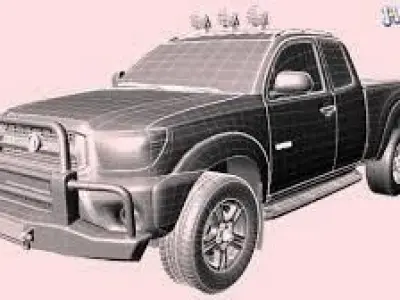 JLV car 3d model 3D print model