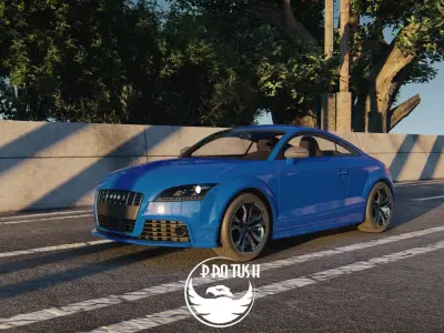 Audi TTS High Detailed 3D Model  3D model