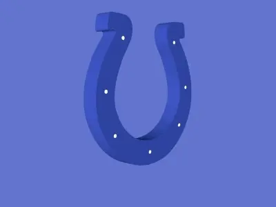 Indianapolis Colts Team Logo 3D model
