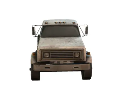 Truck Low-poly 3D model order