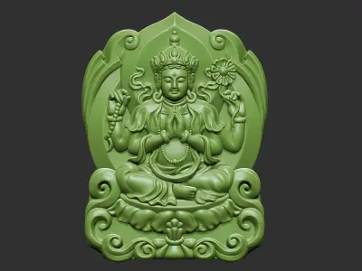 Kwanyin Bodhisattva 3D print model