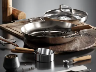 Kitchen set06 3D model