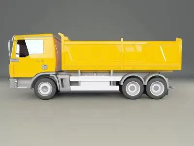 MAN Tanker 3D model Low-poly 3D model