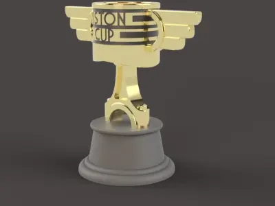 Piston Cup 3D print model