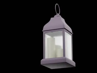Christmas Lantern Low-poly 3D model get