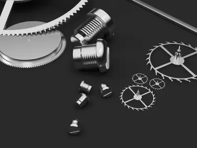 Watch Mechanism 3D model